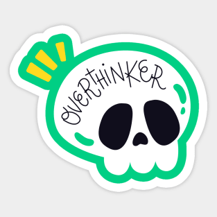 Overthinker Sticker